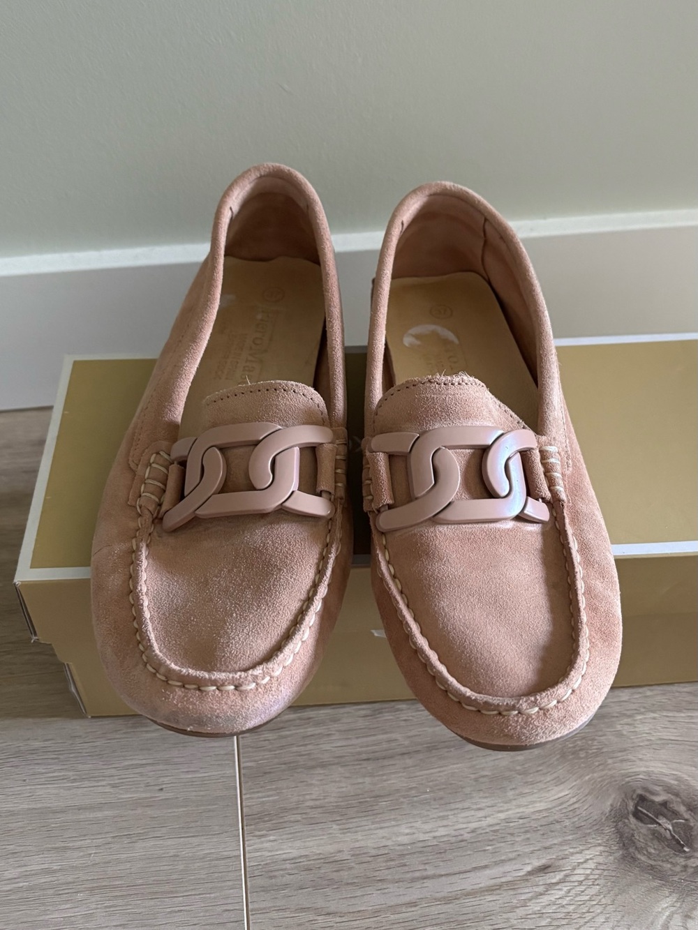 Piero Masetti Pink Suede Loafer